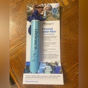 Life Straw, personal water filter, New still in package